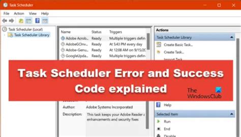 0xff error in task scheduler|Task Scheduler error .